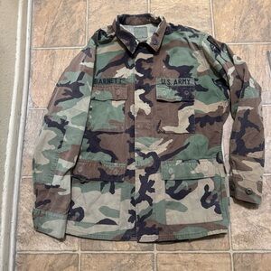 Camouflage Military Jacket U.S. Army